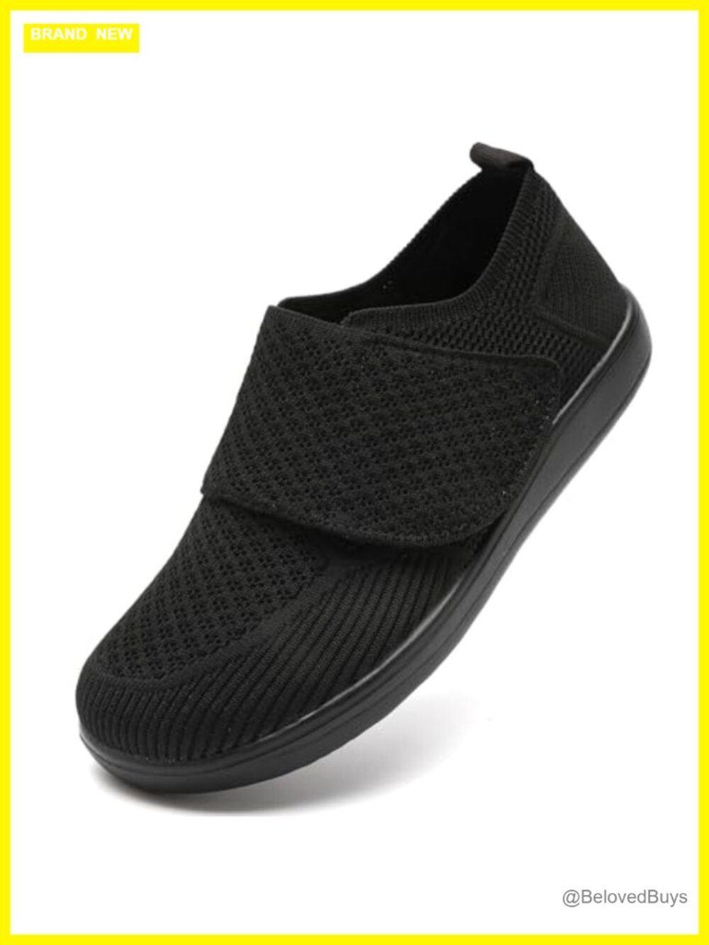 Diabetic Slip On Orthopedic Walking Shoes Adjustable Wide Toe Box